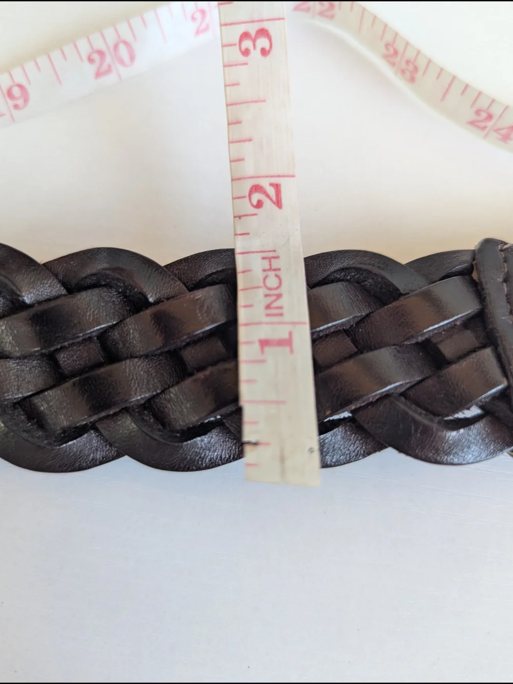 Salvatore Ferragamo Braided Leather Belt - Black with Silver Buckle